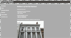 Desktop Screenshot of kotkotkatrien.be